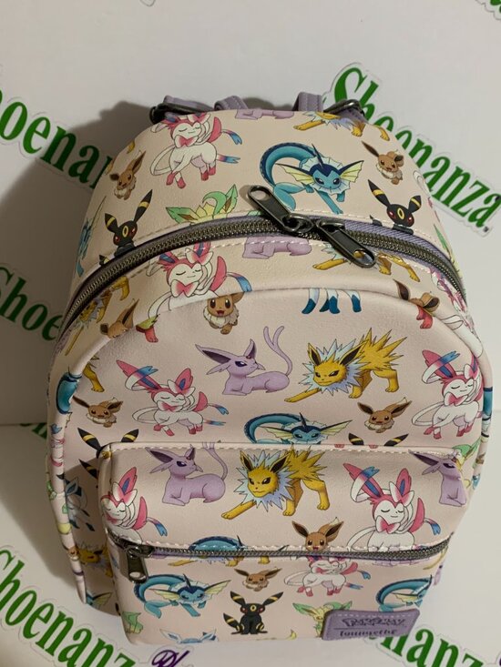 Loungefly Mini Backpack Pokemon Eeveelutions Eevee Evolution Umbreon Sylveon Bag main image 8